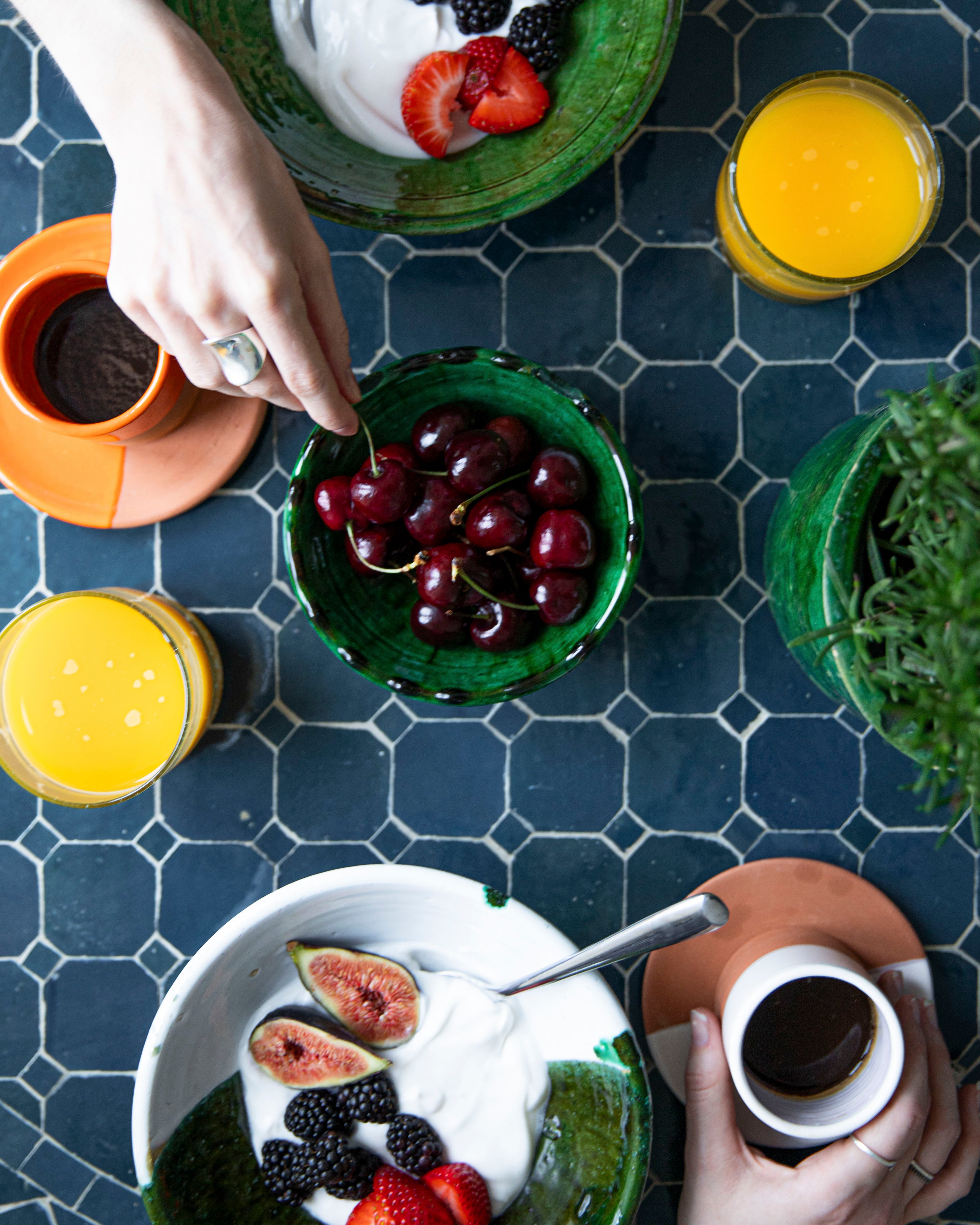 Zellige Tiled Table 60cm