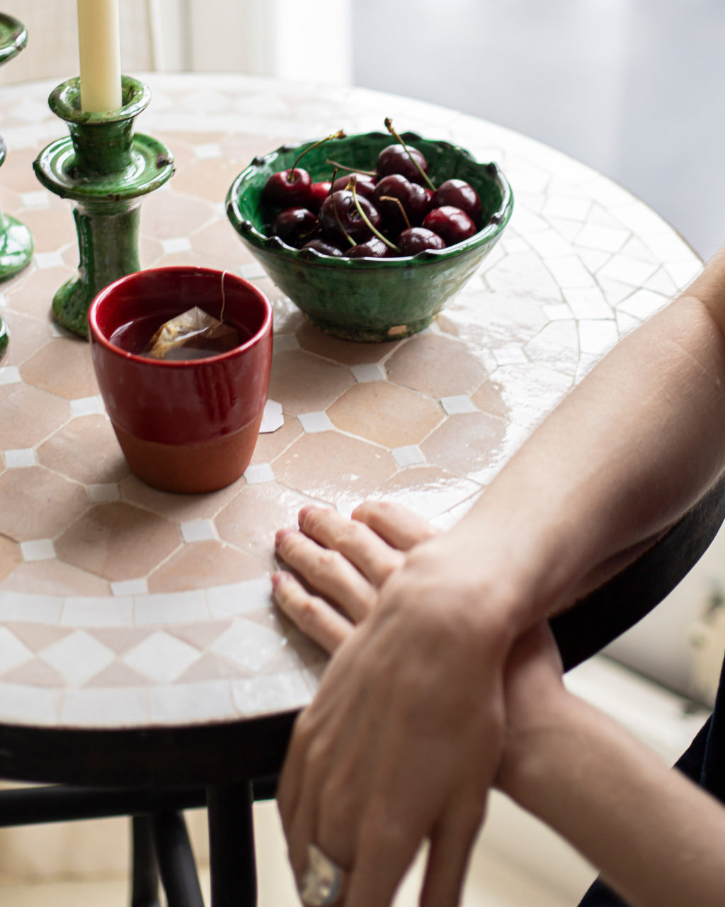 Zellige Tiled Table 60cm