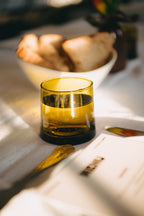 Recycled Moroccan Amber Tumbler/Highball Glass