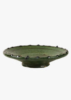 Vintage Tamegroute Green Side Plate / Dinner Plate