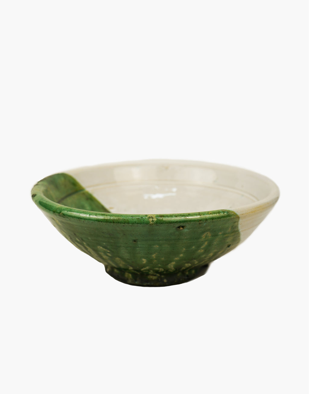 Green & White Tamegroute 50/50 Glaze Granola Bowl