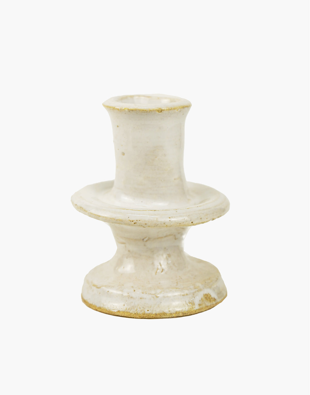 White Tamegroute Candlestick Holder