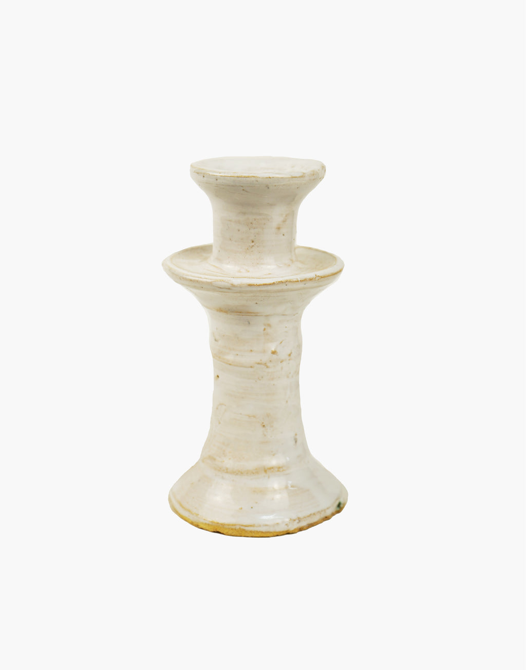 White Tamegroute Candlestick Holder