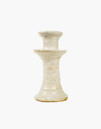 White Tamegroute Candlestick Holder