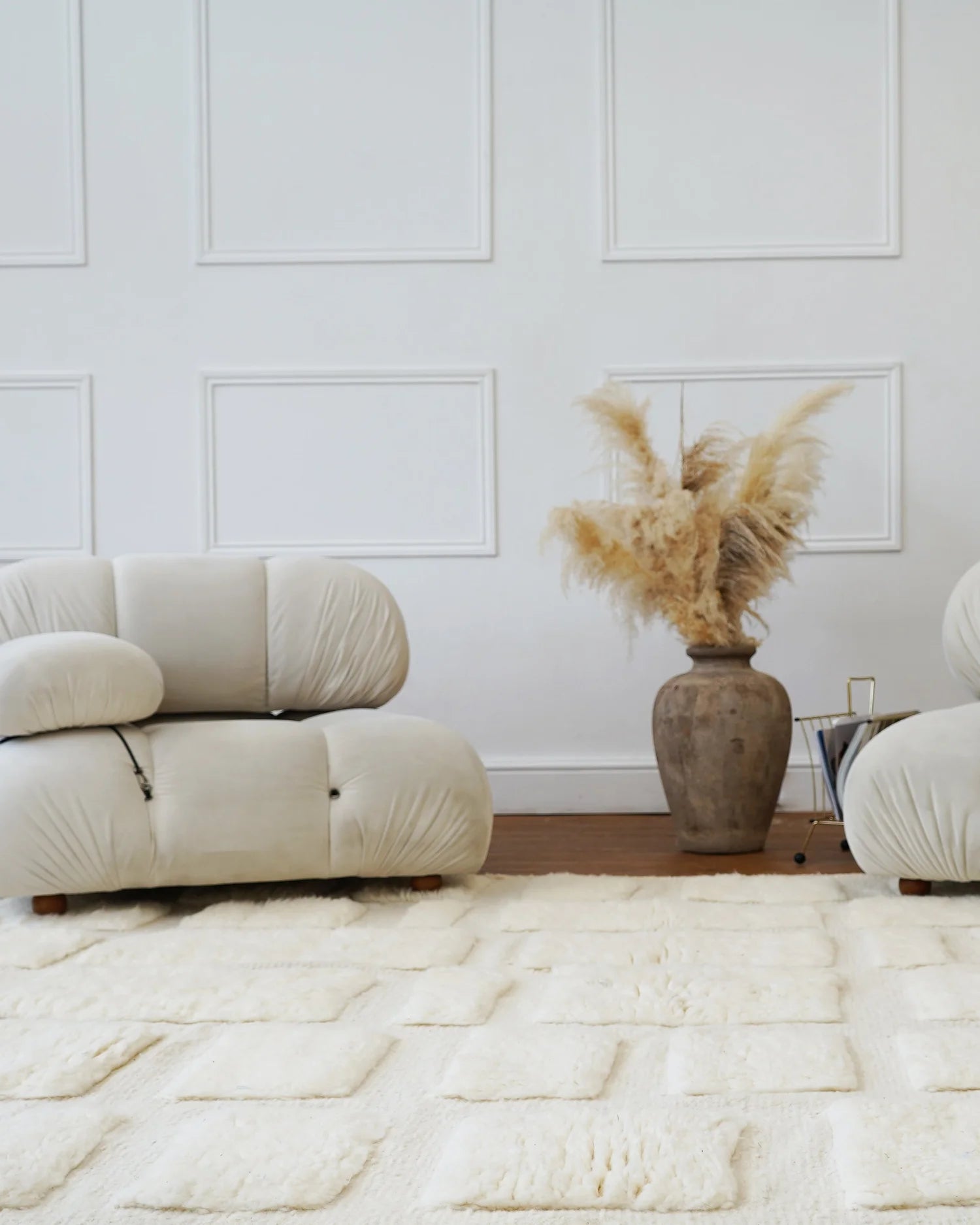 Large Berber Stepping Stone Rug 300 x 212 cm