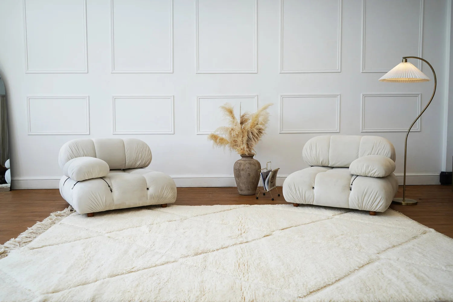 Large Sunken Berber Rug 300 x 200 cm