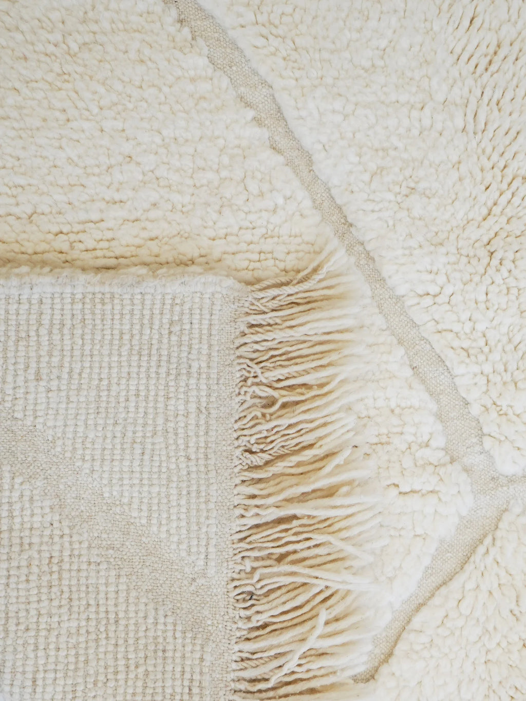 Medium Sunken Lozenge Berber Rug 250 x 165 cm