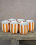 Moroccan Handmade Striped Espresso Cup