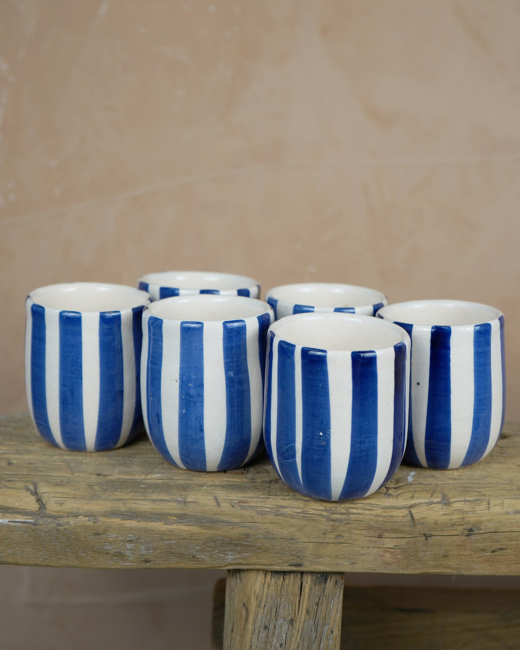 Moroccan Handmade Striped Espresso Cup