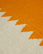Moroccan Flat Weave Abstract Beni Mrirt Kilim Rug 260 x 170 cm