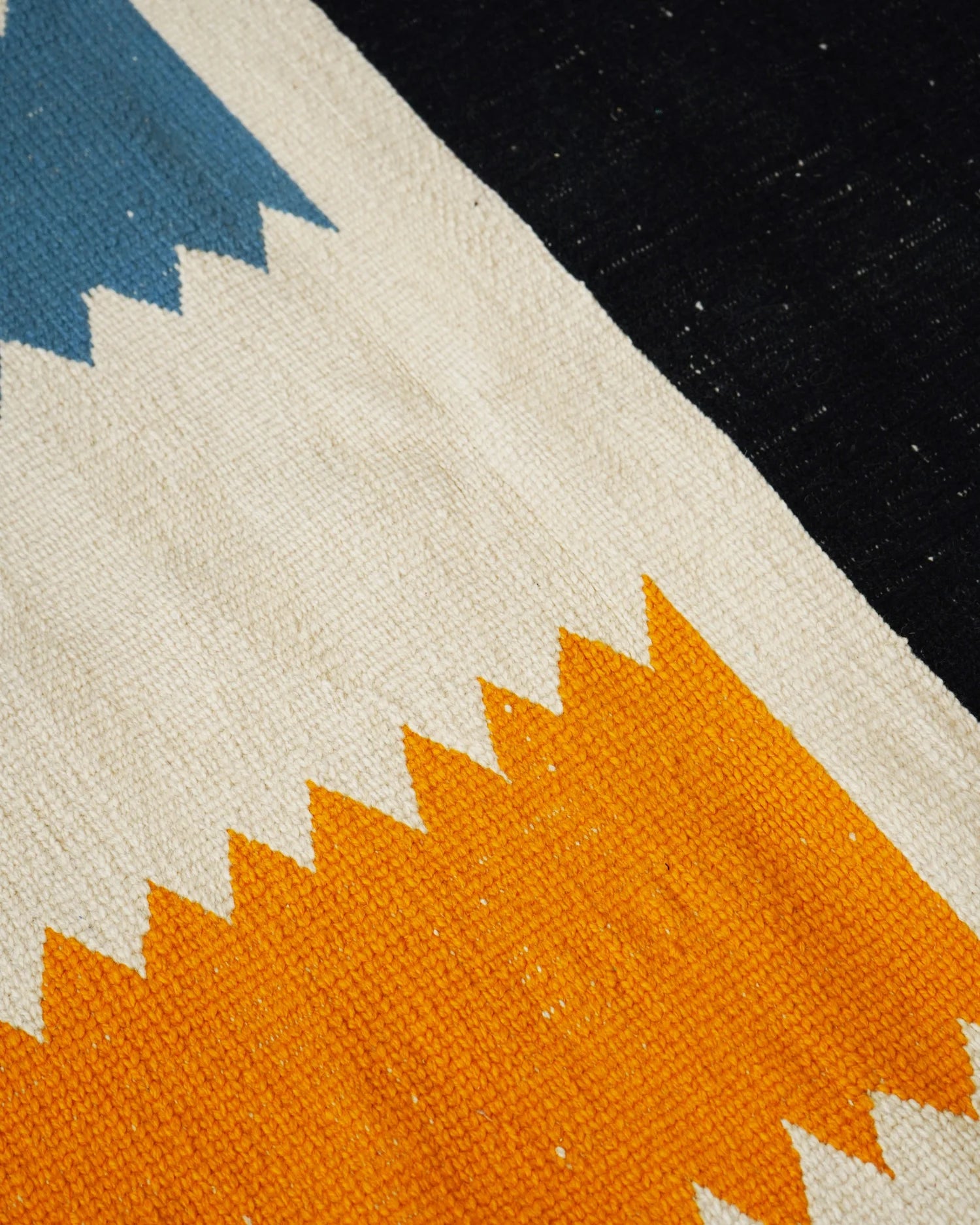 Moroccan Flat Weave Abstract Beni Mrirt Kilim Rug 260 x 170 cm