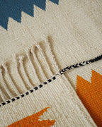Moroccan Flat Weave Abstract Beni Mrirt Kilim Rug 260 x 170 cm