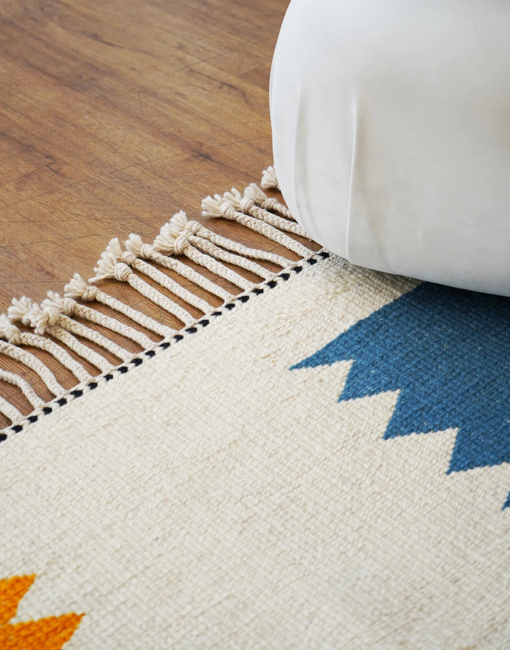 Moroccan Flat Weave Abstract Beni Mrirt Kilim Rug 260 x 170 cm