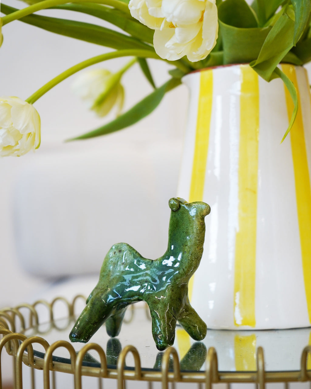 Handcrafted Tamegroute Ceramic Camel