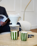 Moroccan Handmade Striped Espresso Cup