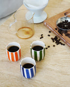 Moroccan Handmade Striped Espresso Cup