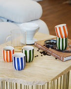 Moroccan Handmade Striped Espresso Cup