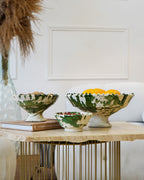 Tamegroute x Puglia Splatter Jagged Edge Pedestal Fruit Bowl