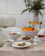 White Tamegroute Glazed Plate