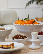 White Tamegroute Glazed Plate