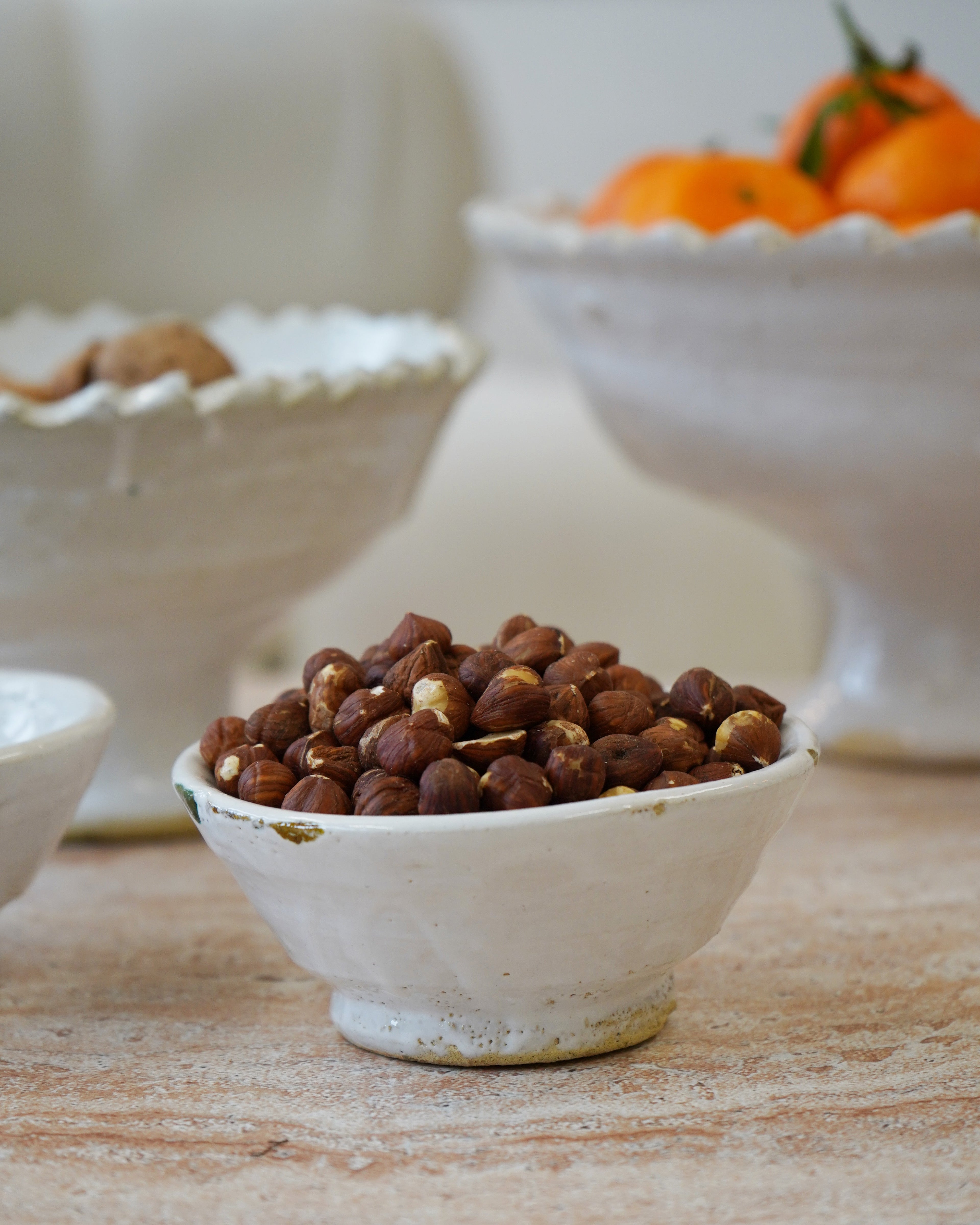 White Tamegroute Glazed Bowl