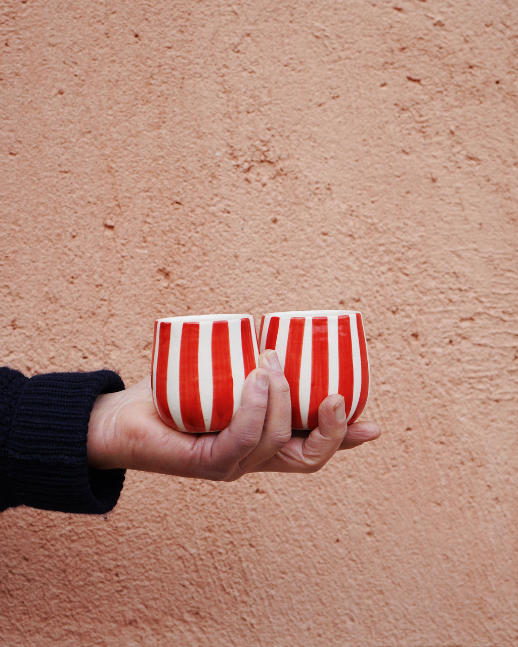 Moroccan Handmade Striped Espresso Cup