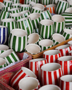 Moroccan Handmade Striped Espresso Cup