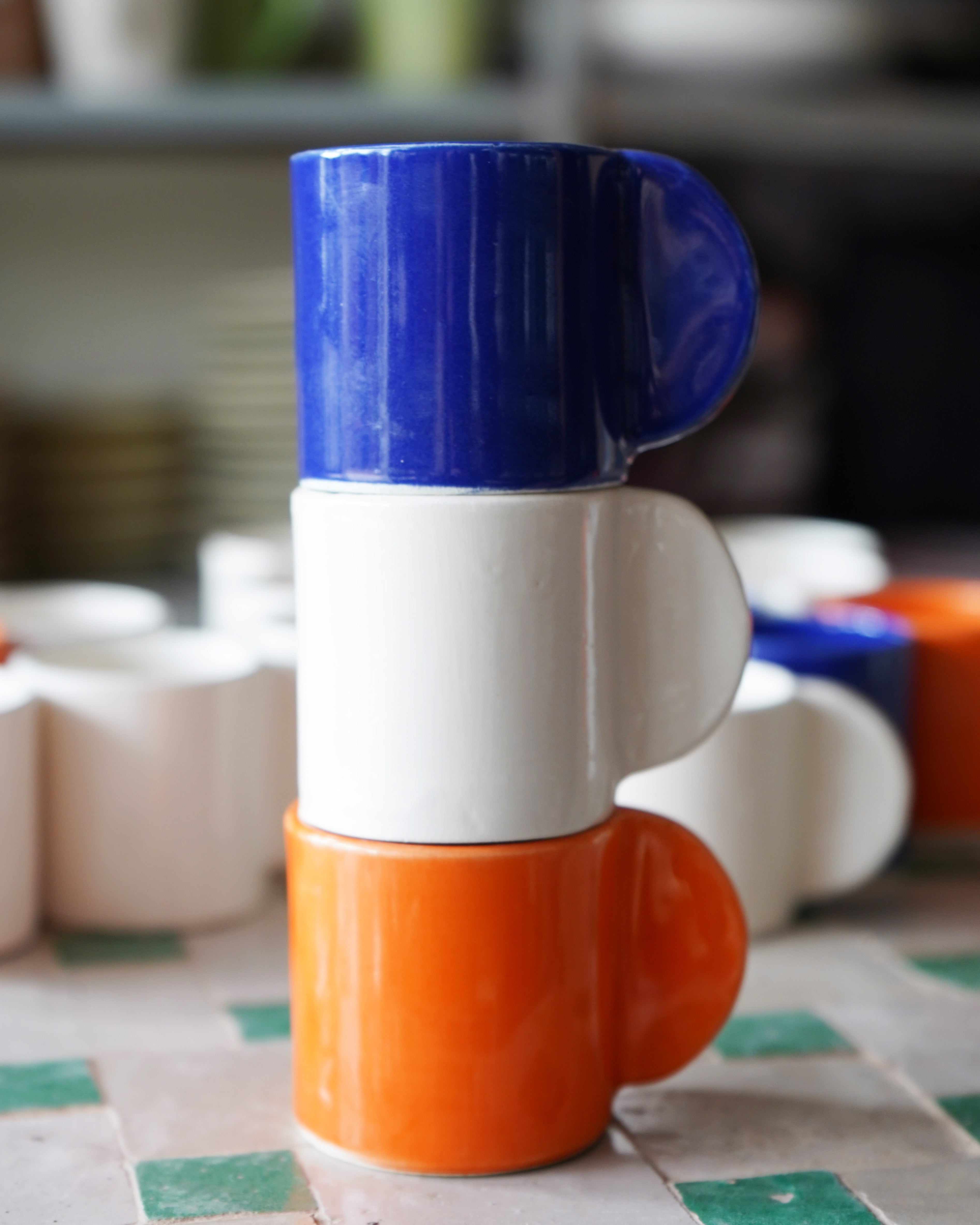 Round Handle Espresso Cup