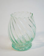Recycled Moroccan Clear Twist Gin Glass