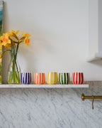 Moroccan Handmade Striped Espresso Cup