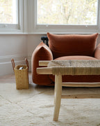 Handwoven Natural Rope Bench