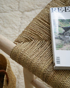Handwoven Natural Rope Bench