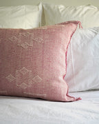 Luxury Cactus Silk Bolster Cushion - Pink