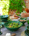 Vintage Tamegroute Green Large Fruit Bowl