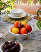 White Tamegroute Glazed Bowl