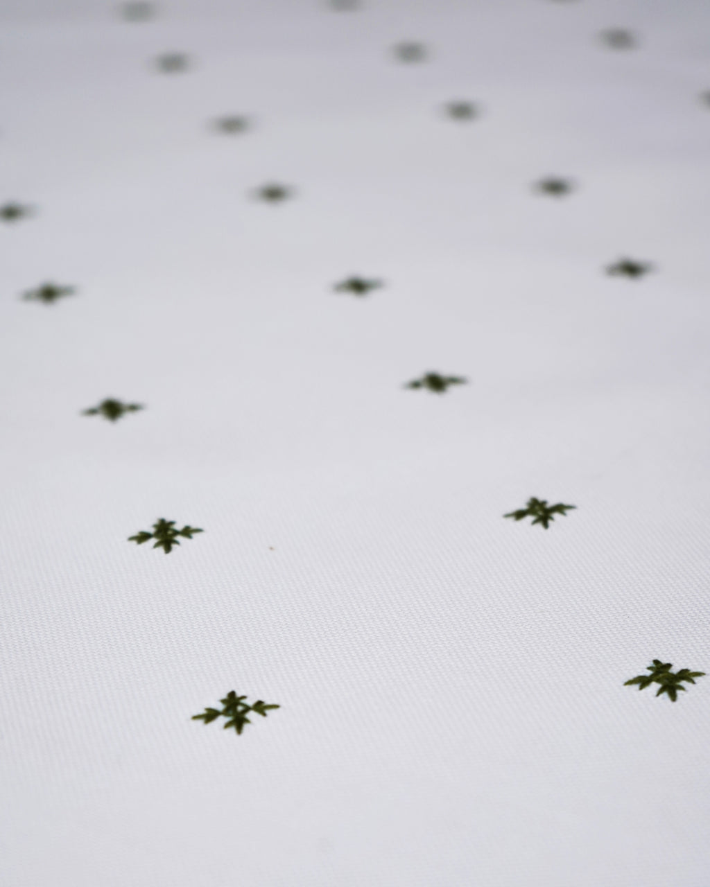 Pure Cotton Hand-Loomed & Hand-Embroidered Table Linen