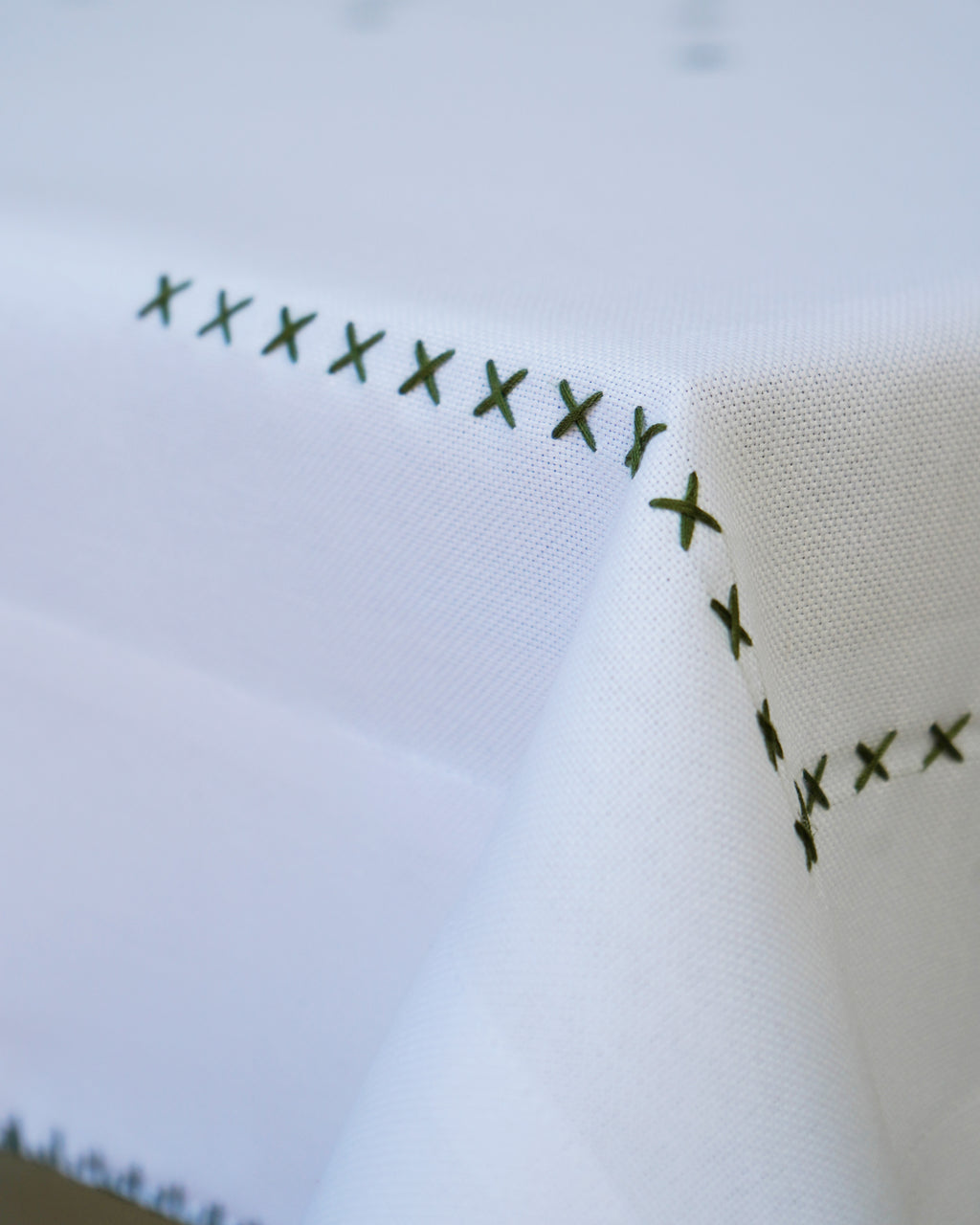 Pure Cotton Hand-Loomed & Hand-Embroidered Table Linen