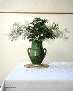 Pure Cotton Hand-Loomed & Hand-Embroidered Table Linen