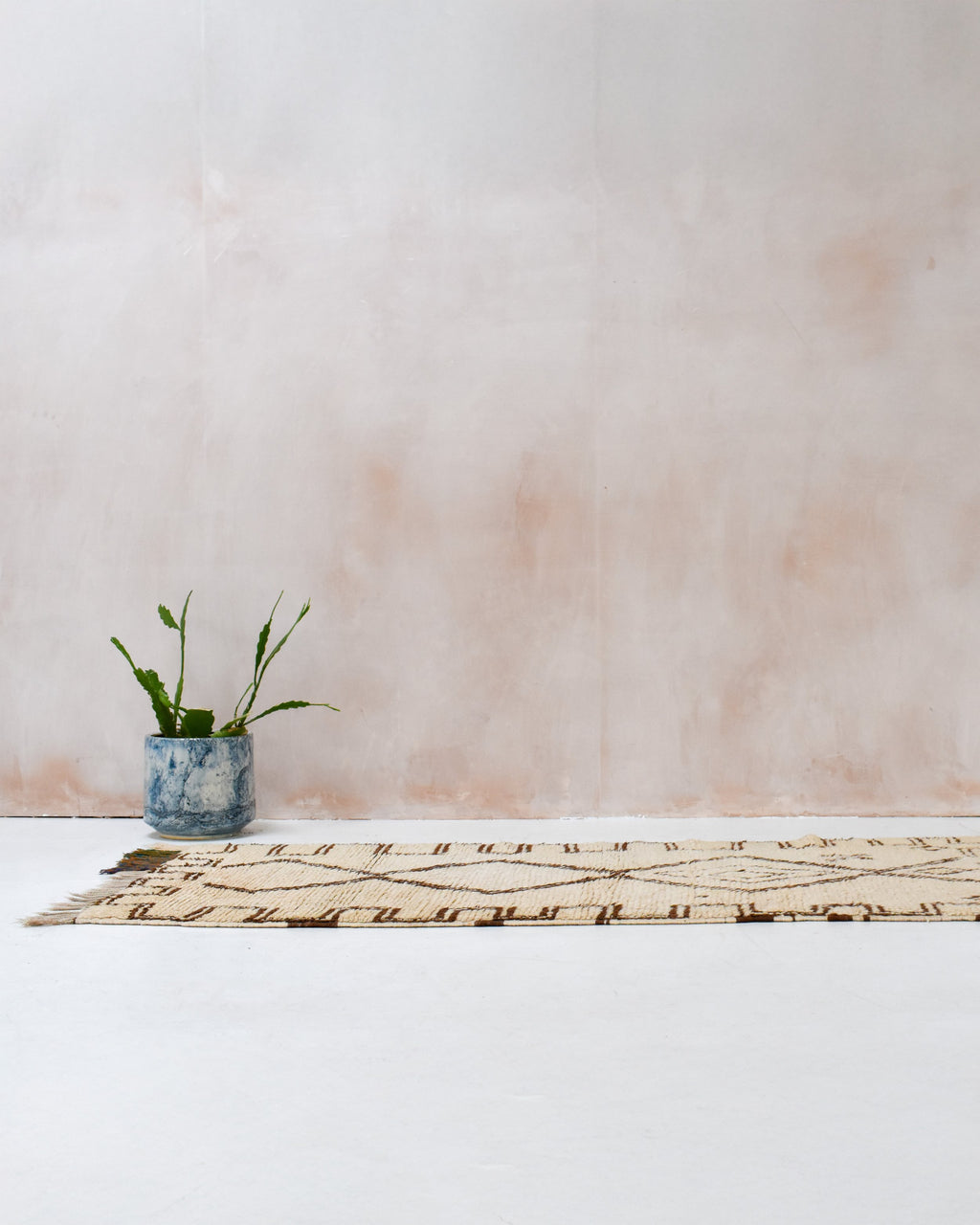 Vintage Beni Ourain Berber Runner 200 x 100 cm
