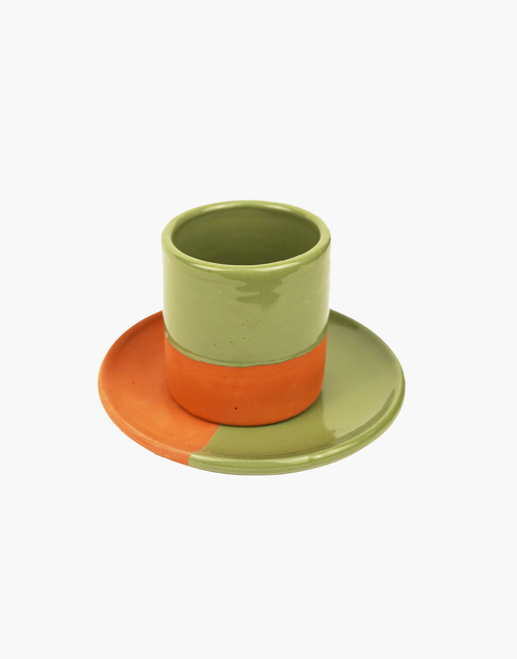 Moroccan Handmade Espresso Cup and Saucer