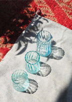 Recycled Moroccan Clear Twist Tumbler/Highball