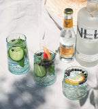 Recycled Moroccan Clear Twist Tumbler/Highball