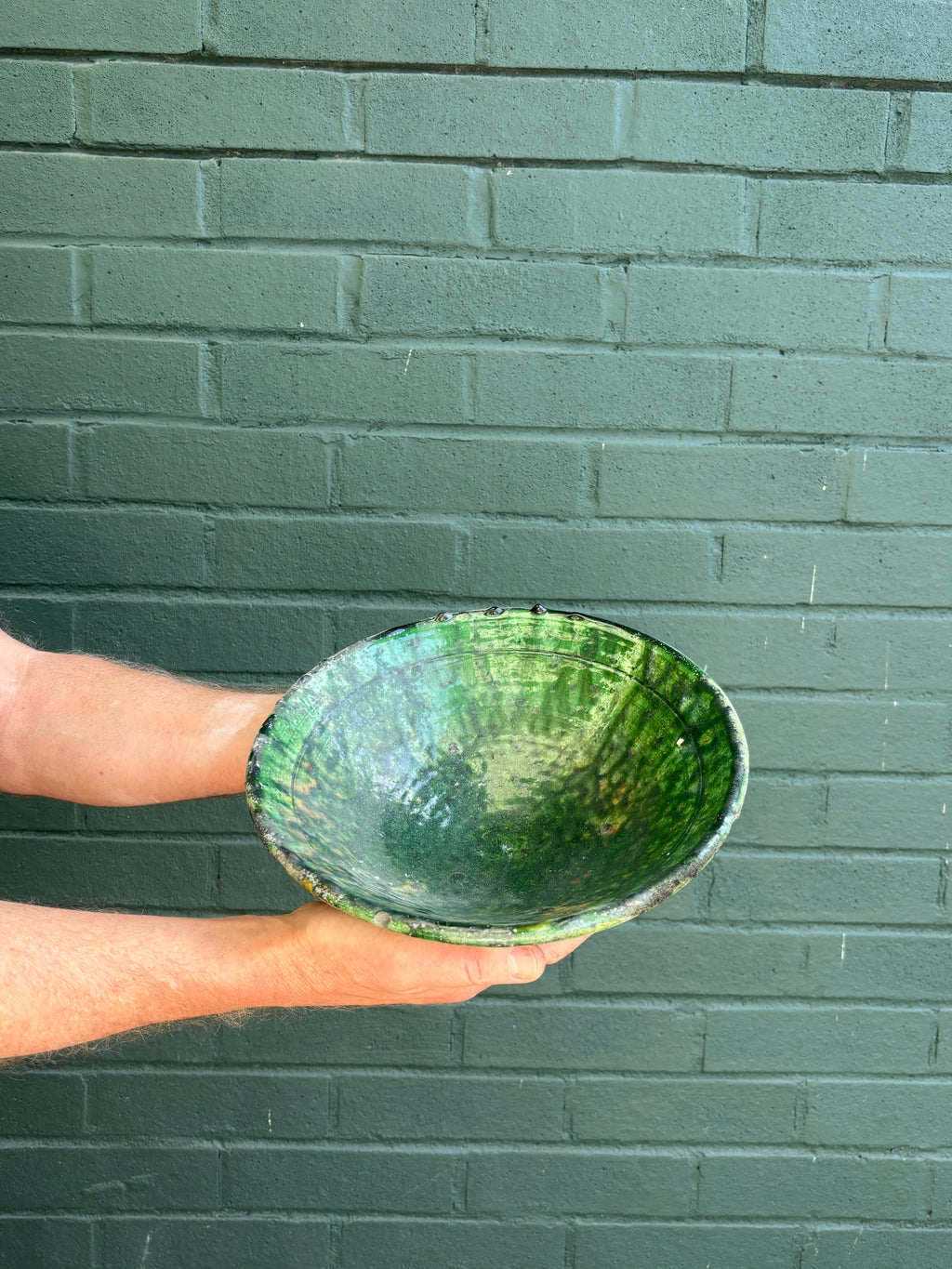 SECONDS SALE Tamegroute Green Fruit Bowl