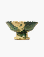 Tamegroute x Puglia Splatter Jagged Edge Pedestal Fruit Bowl