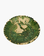 Tamegroute x Puglia Splatter Jagged Edge Pedestal Fruit Bowl