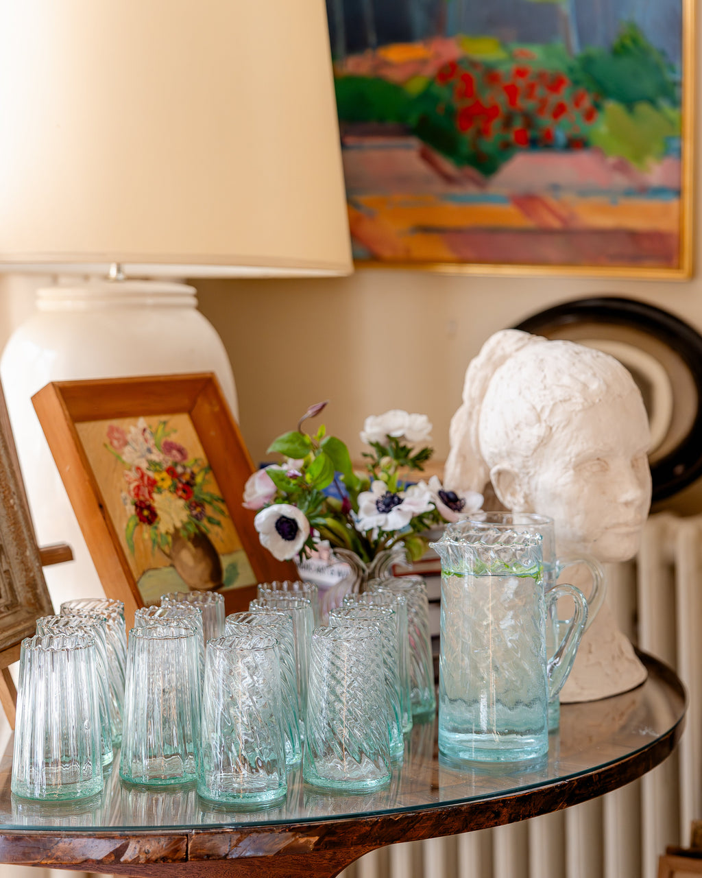 Recycled Moroccan Clear Twist Tumbler/Highball