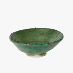 Vintage Tamegroute Green Large Fruit Bowl