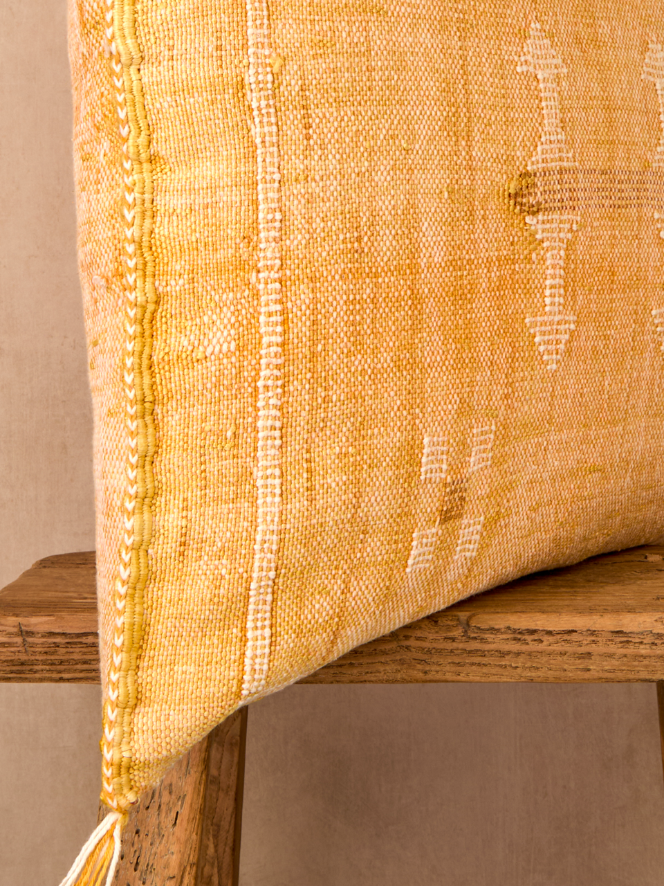 Luxury Cactus Silk Cushion - Sunshine Yellow