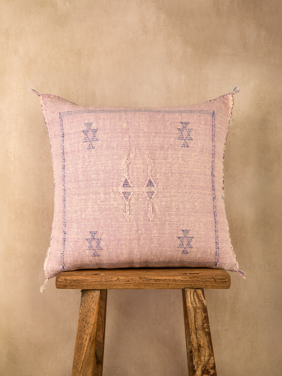 Luxury Cactus Silk Cushion - Pink