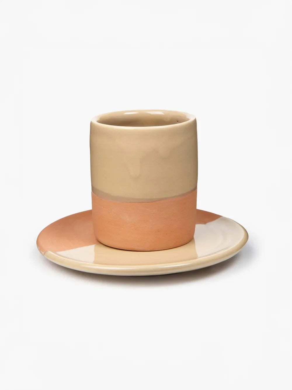 Moroccan Handmade Latte Cup and Saucer
